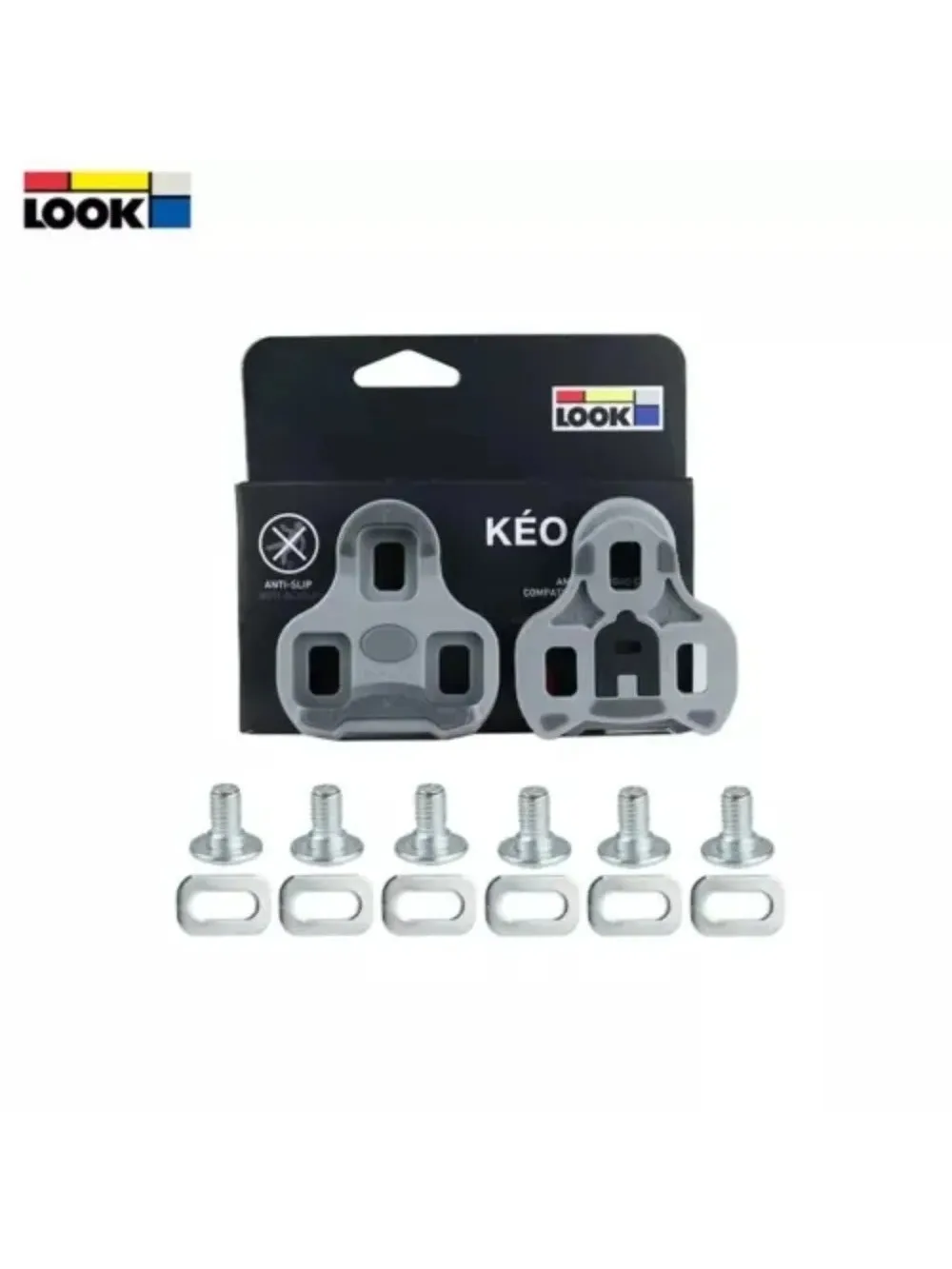 AliExpress LOOK Keo Look Keo Road Bike Cycling Cleats SPD-SL Look Pedal Cycling Shoes Cleats Self Locking Pedal Anti-Slip Cleat Compatible