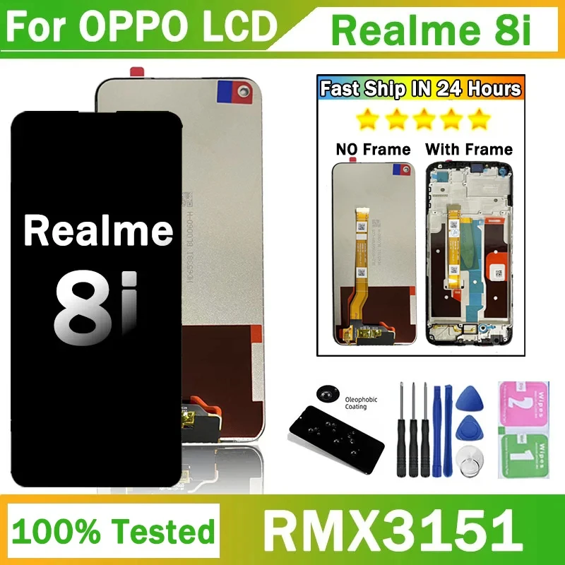 شاشة LCD أصلية 6.6 بوصة لـ Oppo Realme 8i RMX3151 – تقييم شامل ودليل عملي لاستبدال الشاشة