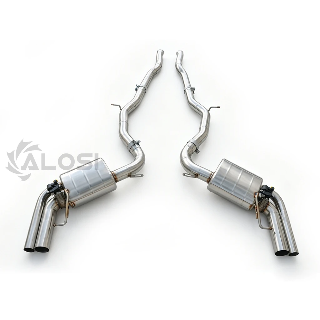 SS304 electronic valve exhaust system for Mercedes Benz S500/S63/S65 COUPE (C217) 2014-2019 performance exhaust pipe retrofit