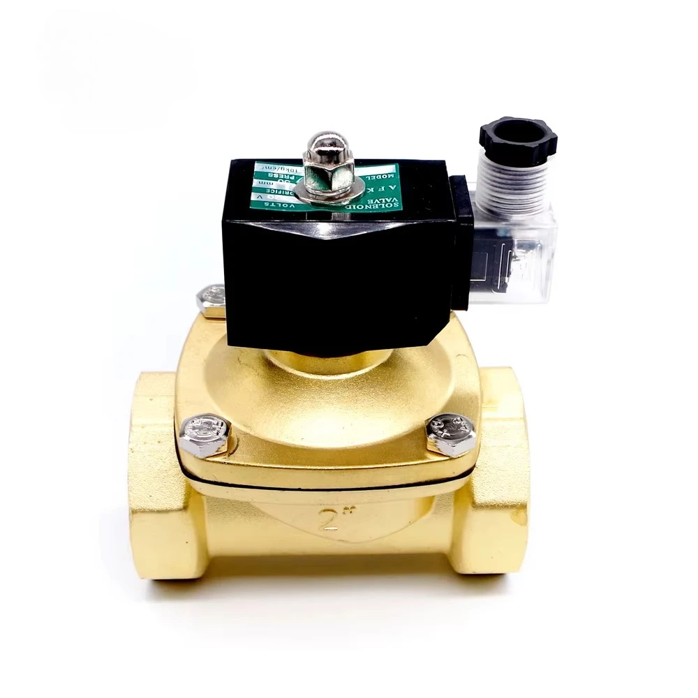 2 Way Brass 1-1/2 DN40 Lpg Solenoid Valve 220/24vac 24/12DC Gas