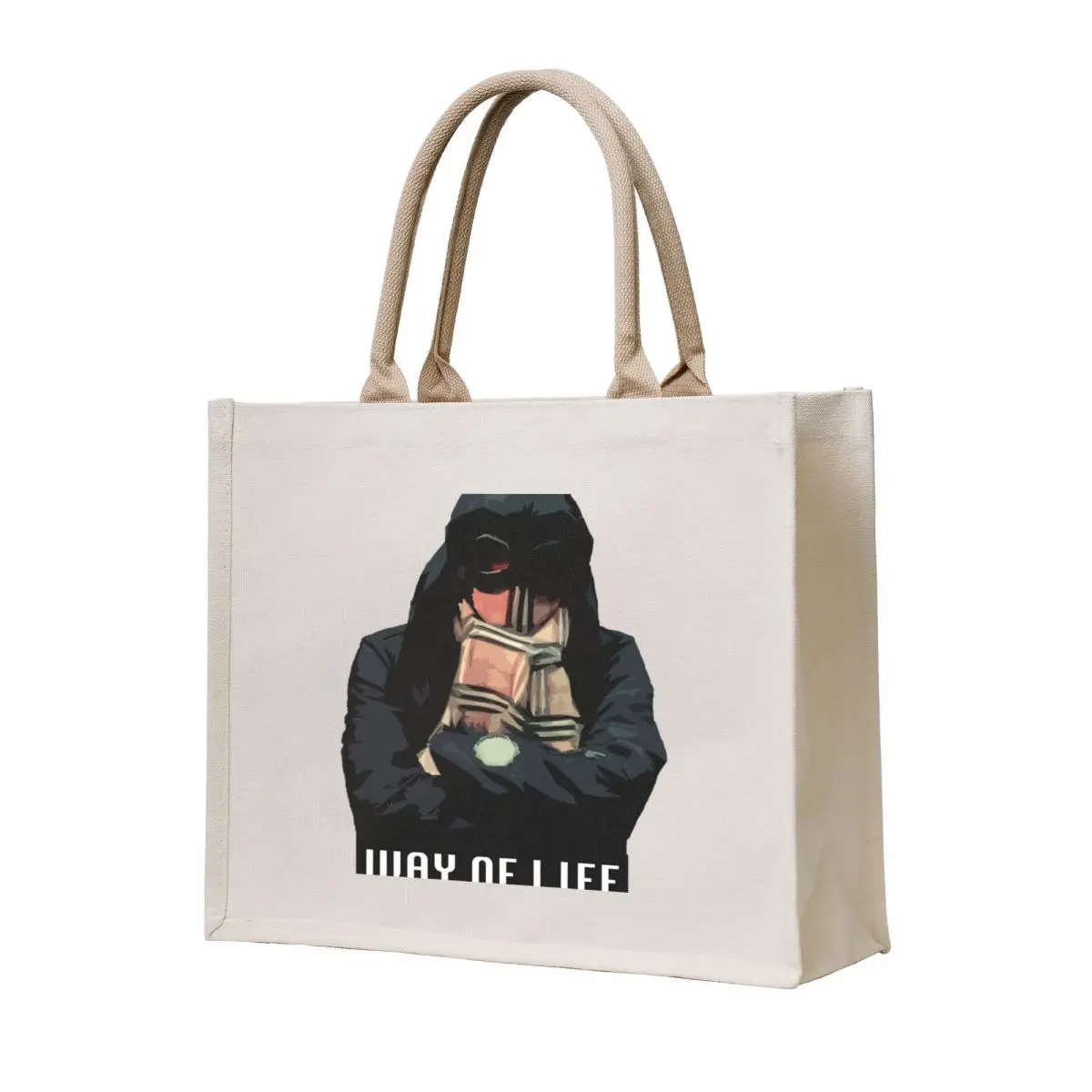

Way of life Tote Bag reusable shopping bags Women's shopping bag Large bags for women