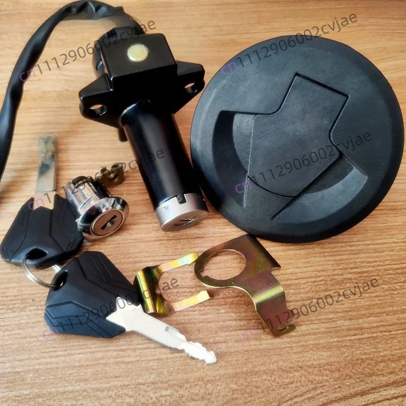 Motorcycle Upgraded Motorcycle Full Set Lock Ignition Switch Key Fuel Tank Cover For Zontes 125-fhgkejlz KD150