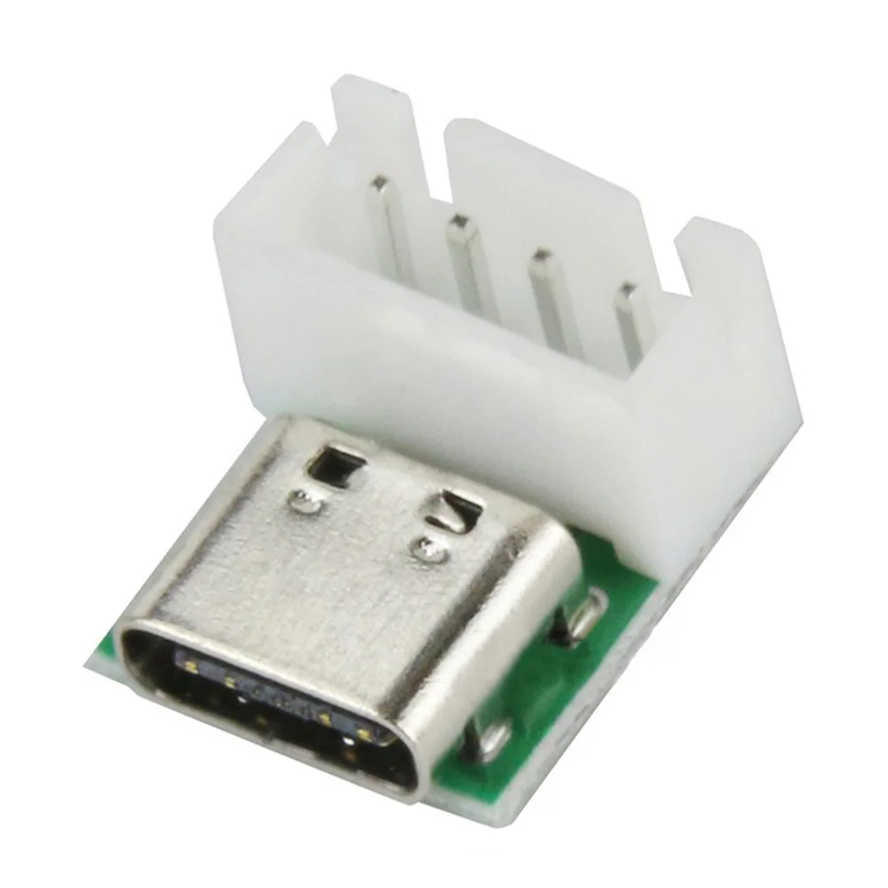 1-10PCS USB TYPE-C to DIP PCB Connector Pinboard Test Board Solder Female Dip Pin Header Adapter