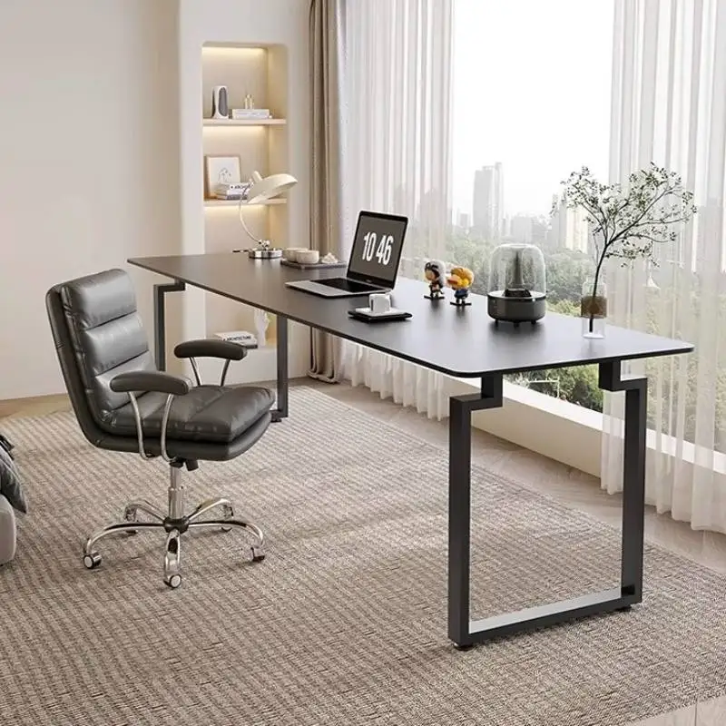 Metal Shelves Computer Desks Rectangular Luxury Office Study Gaming Desk Notebook Bedroom Adult Mesa Ordenador Office Furniture