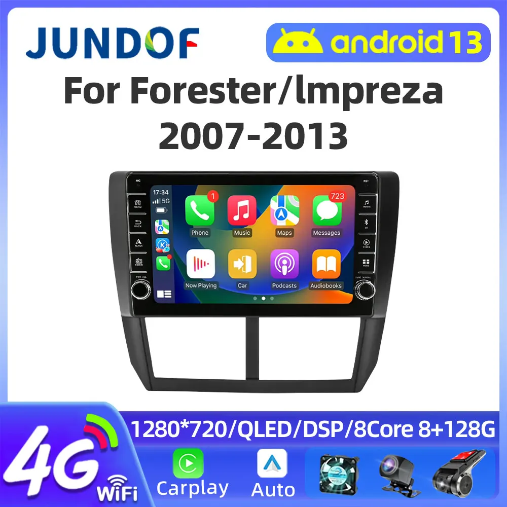 

Android 13 Carplay Car Radio For Subaru Forester 3 SH 2007-2013 For Impreza GH GE 2 Din Multimedia Player 2 din Head Unit