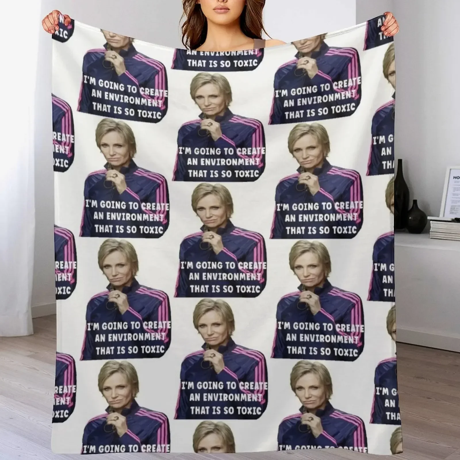 

i'm going to create an environment that is so toxic Throw Blanket For Sofa Thin Kid'S Blankets