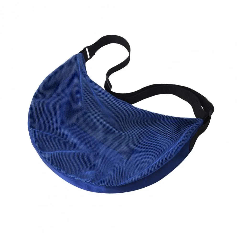 Bolsa de malla de baloncesto ajustable, bolso cruzado con un solo hombro y bolsillo con cremallera, bolso de mano, estuche de almacenamiento de fútbol de tela Oxford