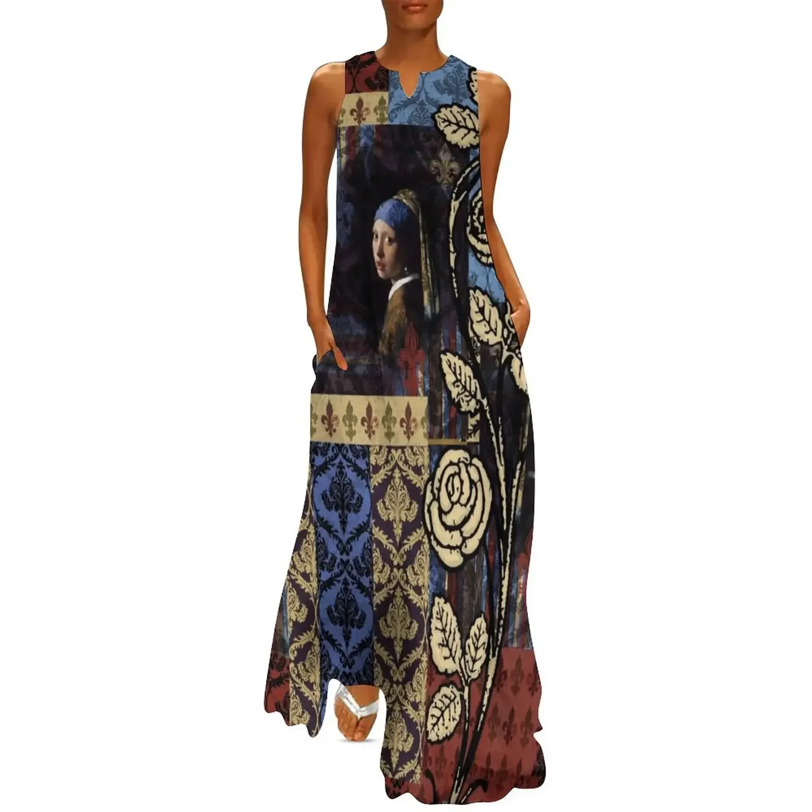 

Roughly Royal Vermeer Long Dress clothes evening dress women womens clothing Dress