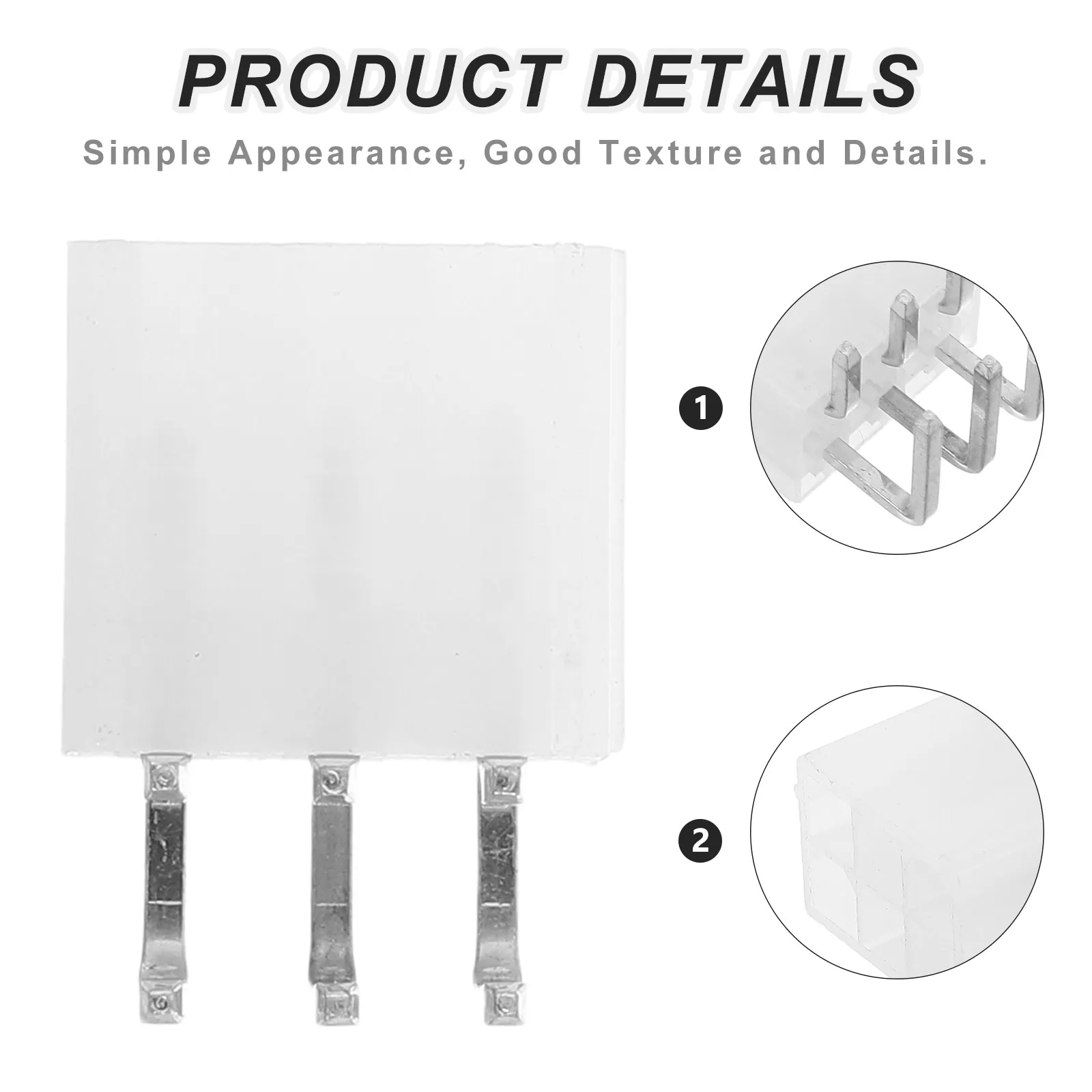 10Pcs 6 Pin Pcie Power Connector Right Angle Through-Hole Alloy Plastic Socket GPU Board Header Graphics Card Mining Rig