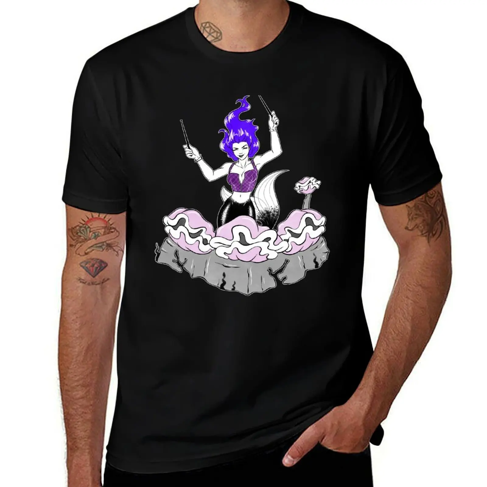 Undersea Jam Session T-Shirt Breathable Gym Short Sleeve T-Shirt