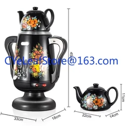 Newest Electric Stainless Steel Tea Maker Large Ceramic Teapot Fast Heating Boiler
