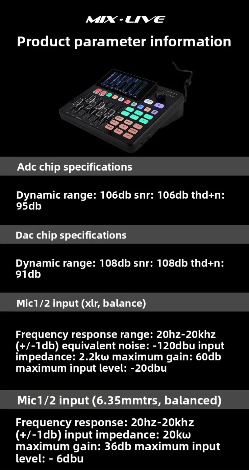 مزيج الهاتف المحمول المباشر ضبط بطاقة الصوت تسجيل K معدات الغناء مجموعة كاملة