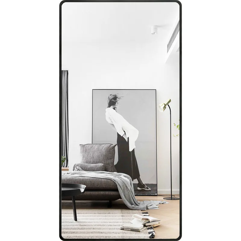 

Simple fitting mirror, wall-to-wall floor full-length mirror, household