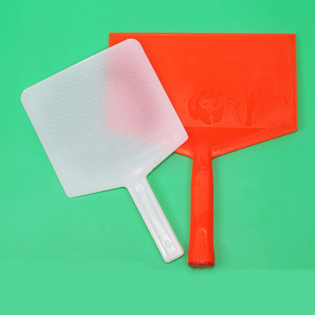 

3Pcs Plastic Finishing Trowel Ergonomic Handle Durable Thick Blade Concrete Plastering Tool for