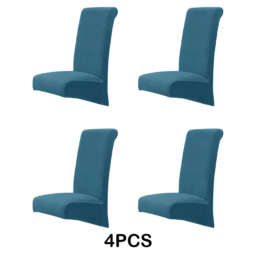 4pieces Stretch Chair Cover Wear-resistant And Durable Dustproof And Decorative Wide Applications