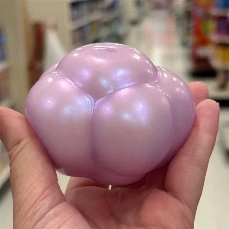 Needoh Cloud Purple Pleaser Squeeze Fidget Toy TPR Outer Shell Flour Filled Fast Rebound Autism ADHD Sensory Anxiety Relief Toy
