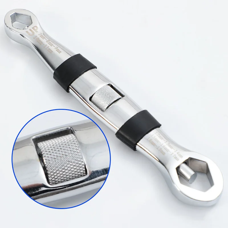 23 in 1 Multifunctional Flexible Wrench, 4-19mm Adjustable Wrench Spanner, Repair Tool Hand Tool