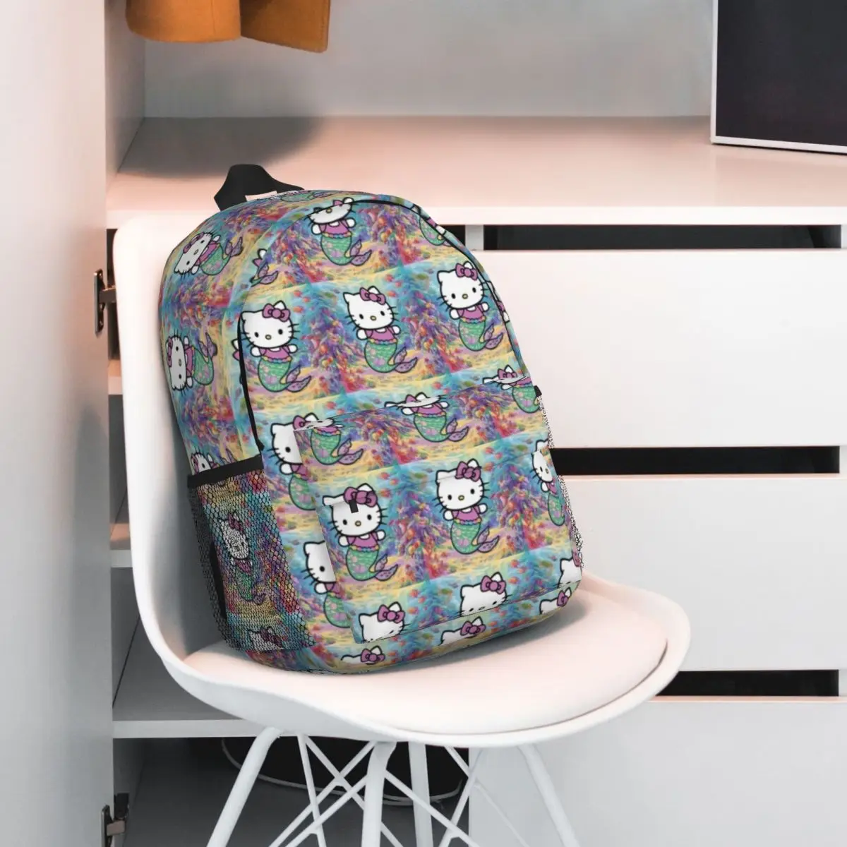 Mochila durável Hello Kitty de 15 polegadas – design leve e ergonômico para conforto e conveniência