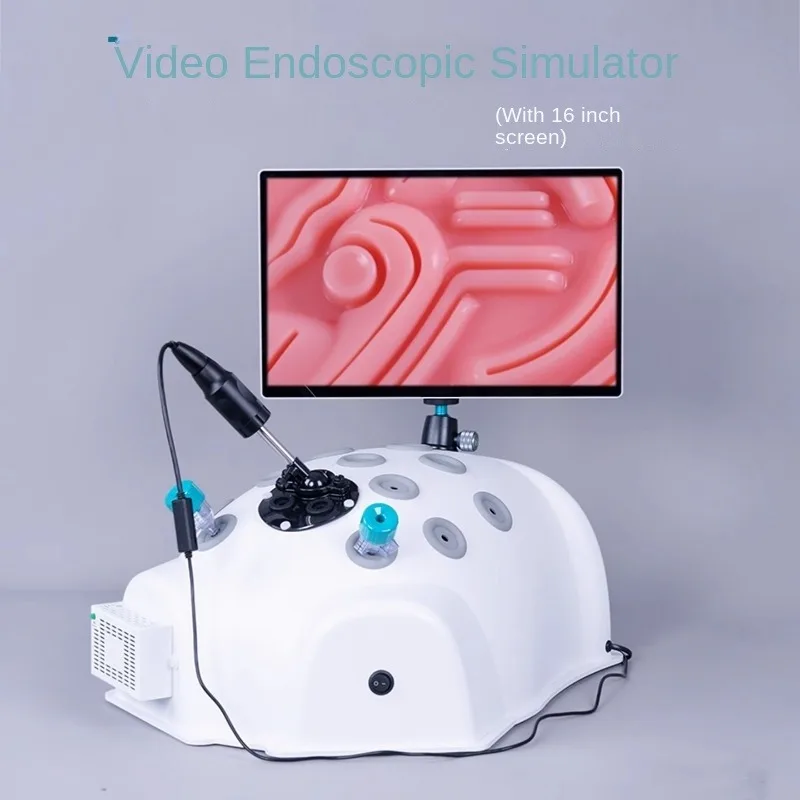 

Лапароскопическая тренировочная коробка Лапароскопический симулятор Эндоскопический тренажер с хирургическими инструментами для практики швов