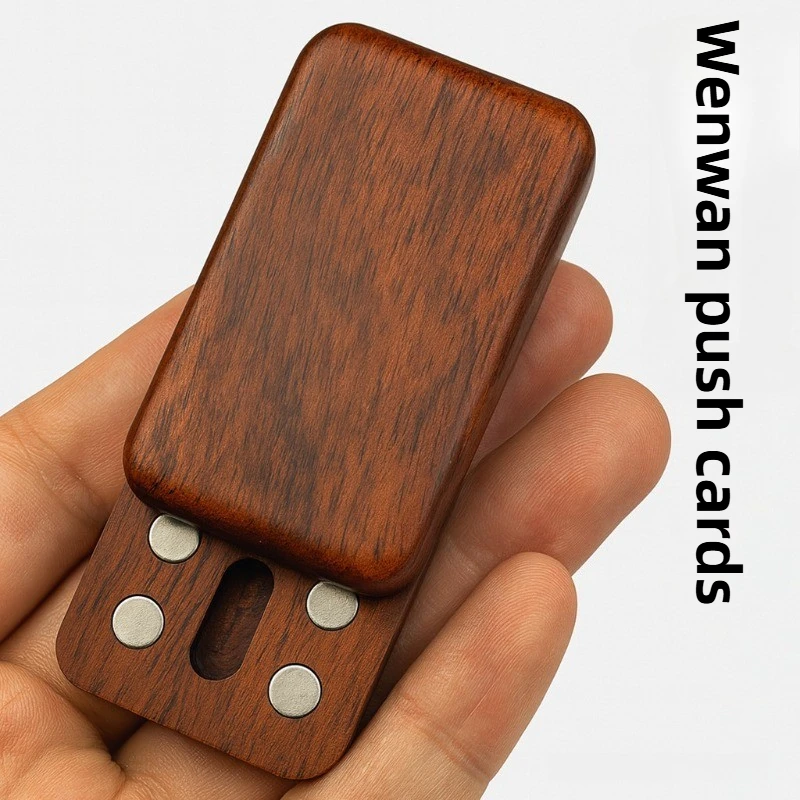 

FIDGETBOX EDC деревянная неограниченное положение, сильная магнитная структура, декомпрессионная игрушка для карты на кончиках пальцев