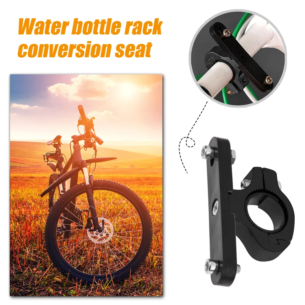 Bicycle Water Bottle Holder Adapter MTB Road Bike Handlebar Water Cup Rack Seat Post Bracket Clip Bicycle Bottle Cage Adapter