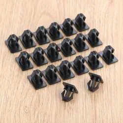 20Pcs Car Mopar Rocker Molding Clips 488001 1BA41AX1AA 20x12mm(L*W) for Chrysler 300 Dodge Charger Magnum 2005-10 Plastic Rivets