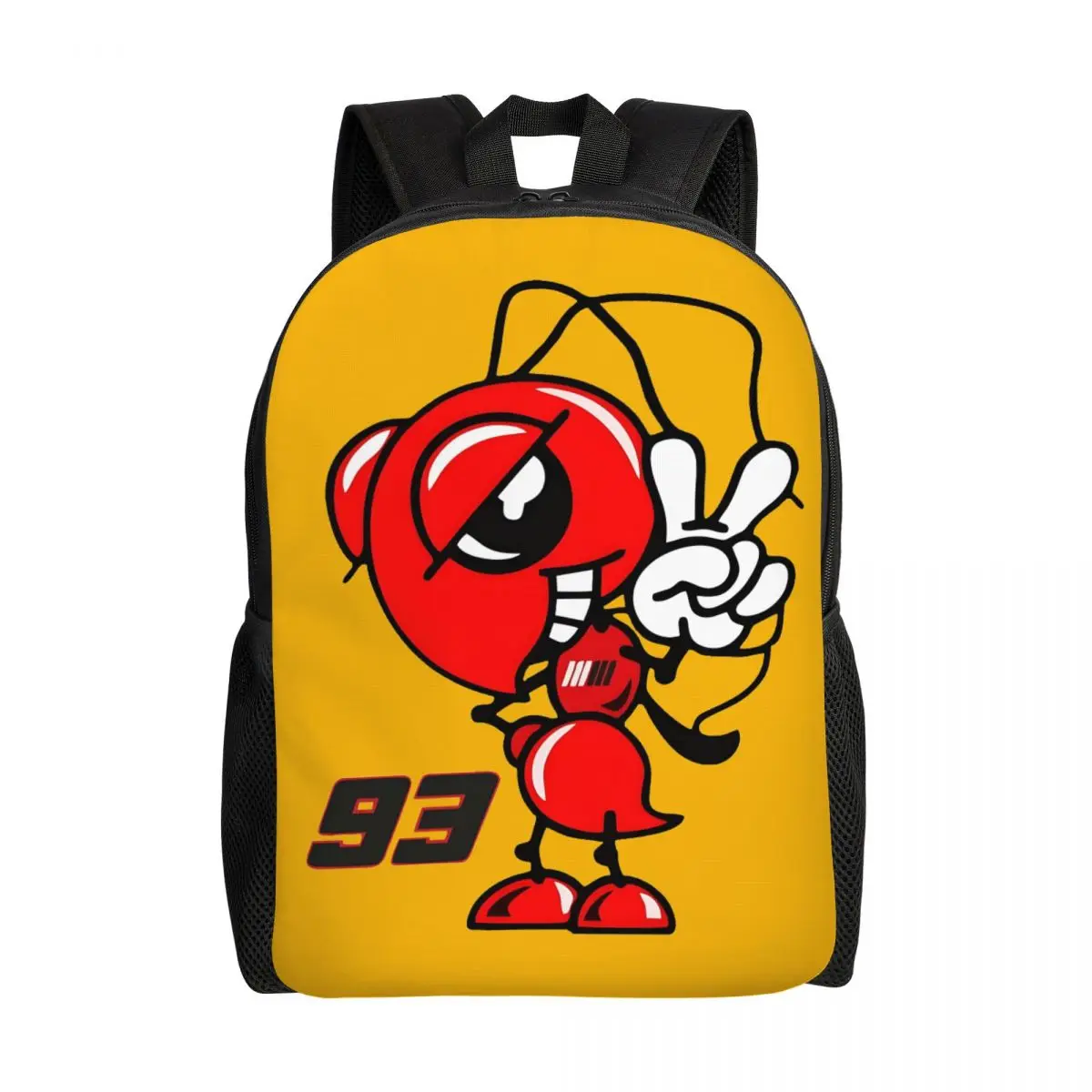 حقيبة ظهر مارك ماركيز مخصصة للرجال والنساء لطلاب المدارس والجامعات تناسب حقائب الكمبيوتر المحمول مقاس 15 بوصة بشعار Hormiga