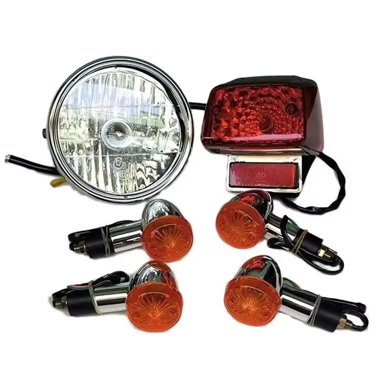 

Motorcycle Head Lamp Signals Blinker Tail Light for Suzuki Haojue Lifan Skygo Qjmotor Loncin GN150 EN125 HJ125 QS150 Light Parts