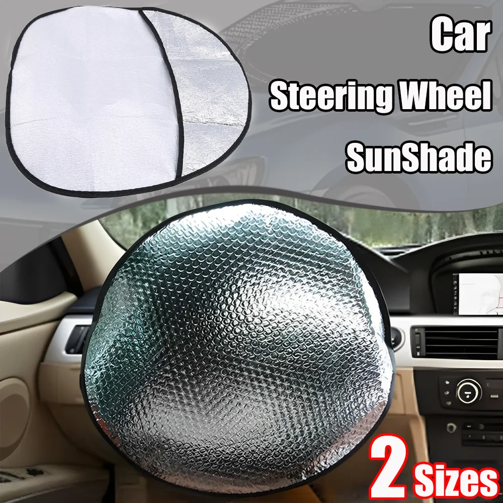 

Car Steering Wheel SunShade Car Organizer Summer Necessary Foldable Anti-uv Cars Steering Wheel Heat Insulation Cover Auto Parts