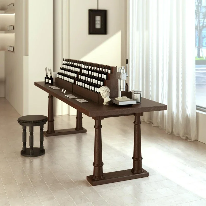 Fragrance Long Table Fragrance Shop Display Desk Fragrance Desk Beauty Shop Nakashimadai Product Display Rack