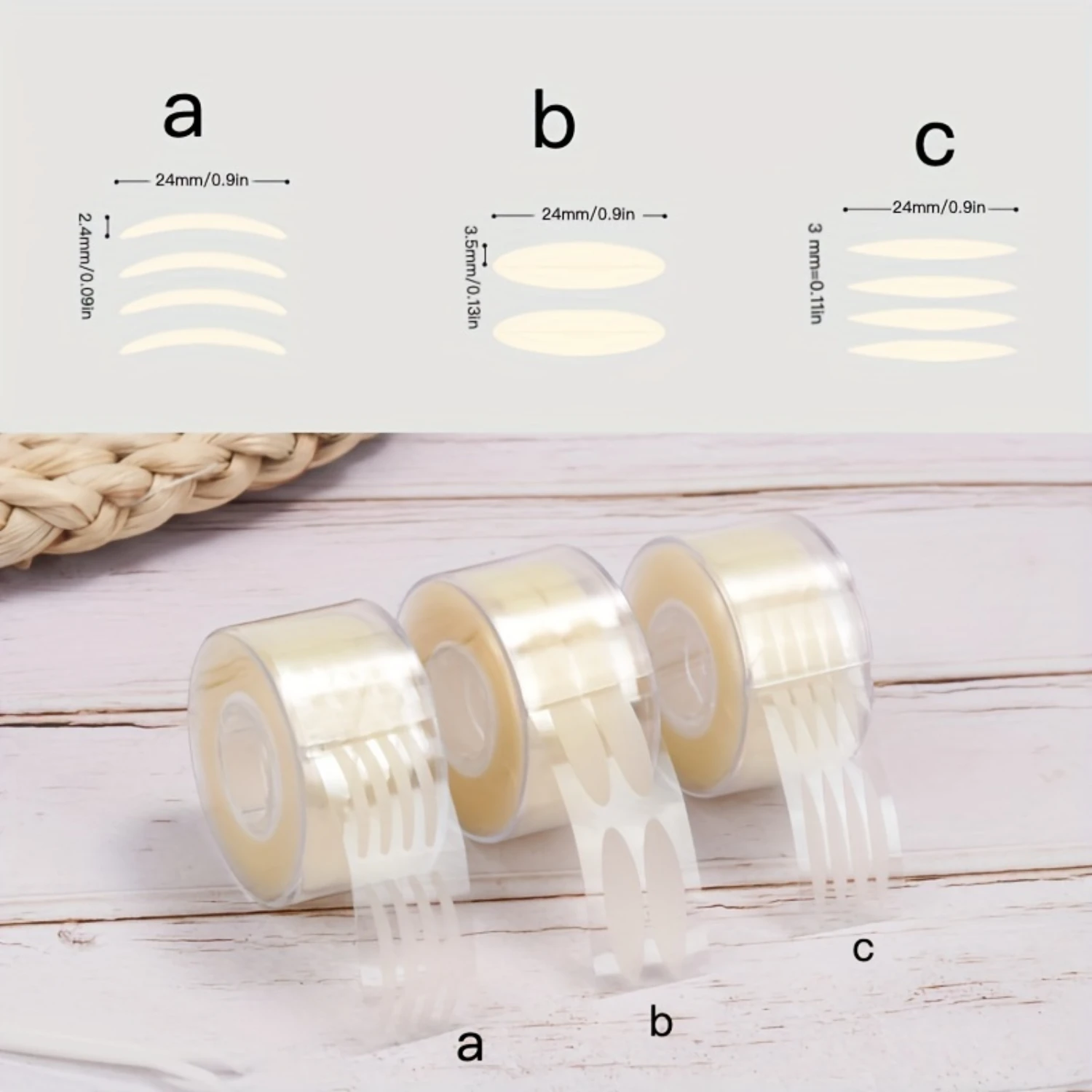 300 Pairs Breathable Double Eyelid Sticker Adhesive Tape - Makeup Beauty Tool