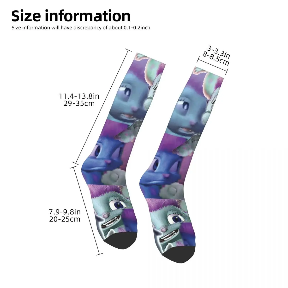 Bibble Collage Socks Harajuku Sweat Absorbing Stockings All Season Long Socks Accessories for Man's Woman's Gifts