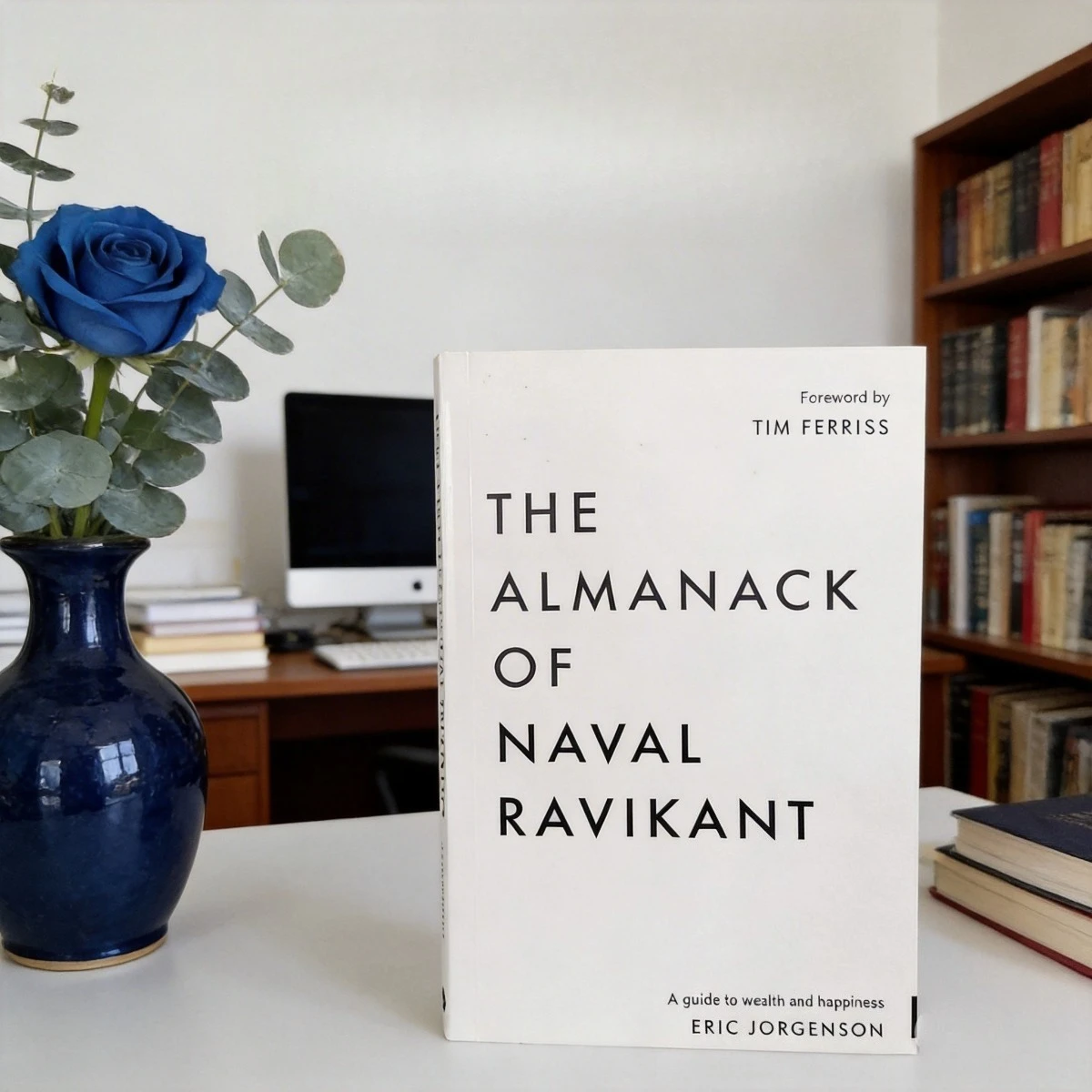 

The Almanack of Naval Ravikant By Eric Jorgenson | Tim Ferriss Foreword Wealth & Happiness Philosophy Guide Book