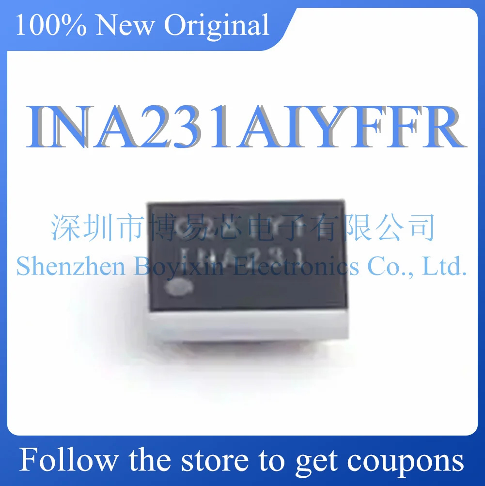 INA231AIYFFR Produto Original, DSBGA-12, Novo