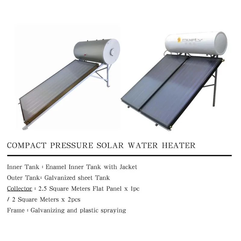 

[Hot Sale] OEM Solar Water Heater For Home Use Energy Saving With Pressure Tank For Hotels And Outdoor Low Cost Water Heater For