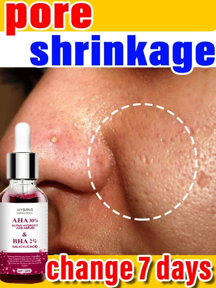 Pore Shrinking Face Serum  Pores Blackheads Whitening Moisturizing Smooth Skin Care Products