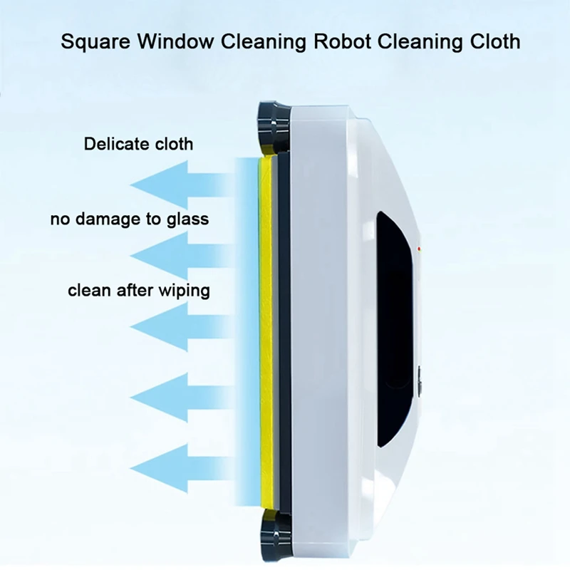 Robot per la pulizia delle finestre Mop Weeper Cloth Universal Square Clean Wipes Purerobo W-S3 S4 S3S S5 parti per la pulizia delle finestre