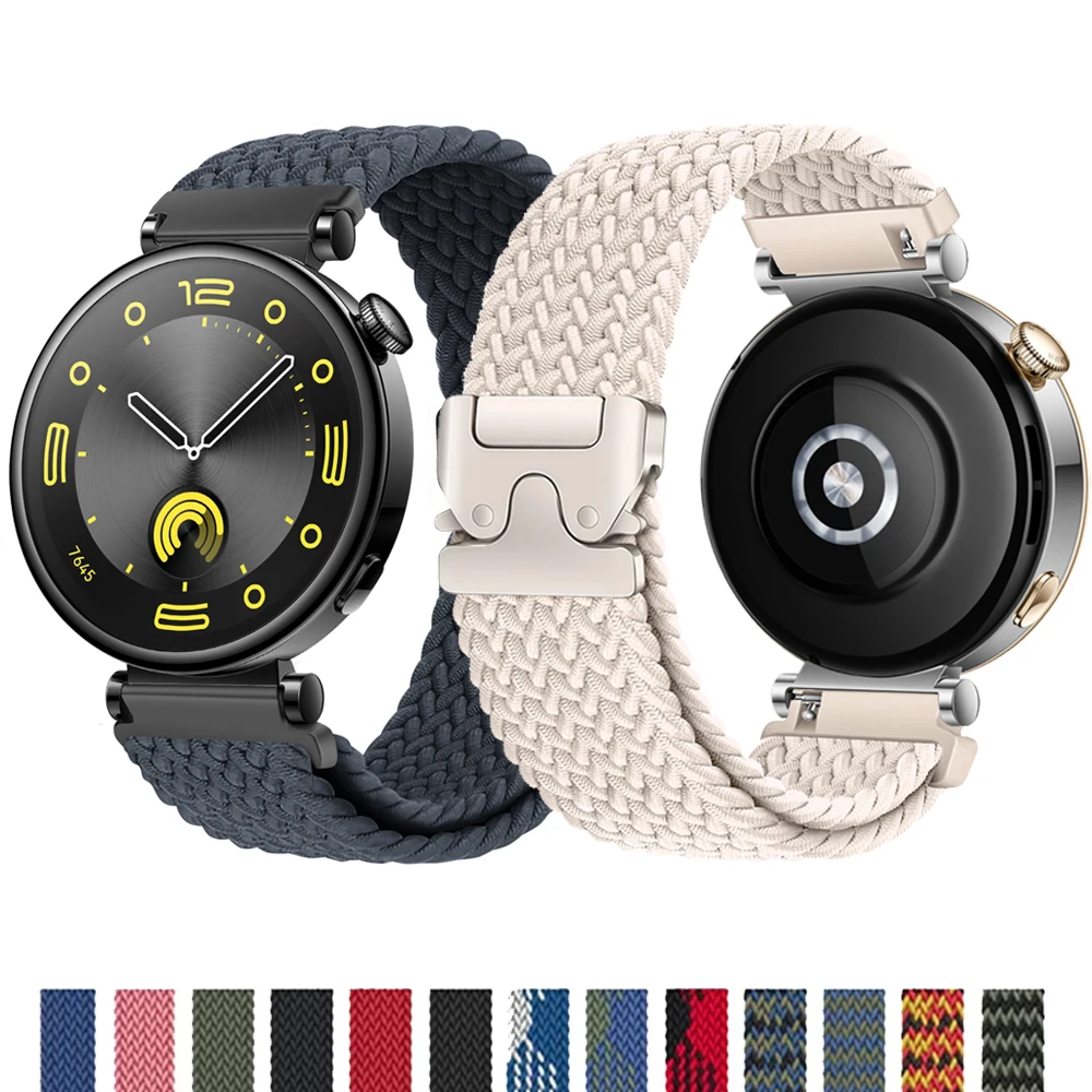 18 mm 22 mm Fallschirmband für Huawei Watch GT 4/5/Pro 46 mm 42 mm 41 mm geflochtenes Nylonarmband Correa HUAWEI Watch 4 GT5 Pro-Armbänder