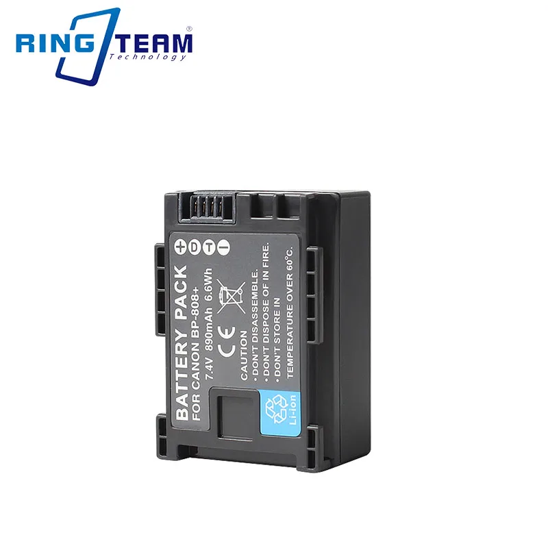 

BP-808 Camera Battery | Original Standard Replacement for Canon Camcorders (Compatible with VIXIA HF R10/R11/R12/R16/R20/R21/R26
