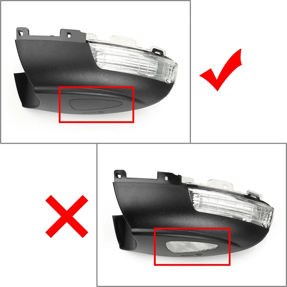 Lewy kierunkowskaz w lusterku wstecznym 5N0949101B do VW Tiguan 2008-2016, do Volkswagen Sharan 2011-2016, światła samochodowe — zdjęcie 6