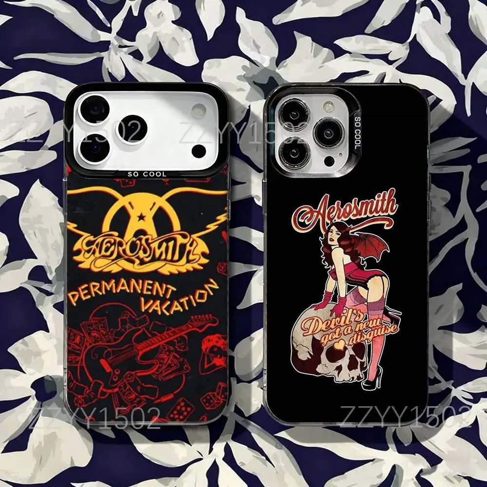 

A-Aerosmith Permanent Vacation For iPhone 17,16,15,14,13,12,X,8,Pro,Max,Plus,SE4,Air,Mini Anti-Slip Black IMD Matte Case