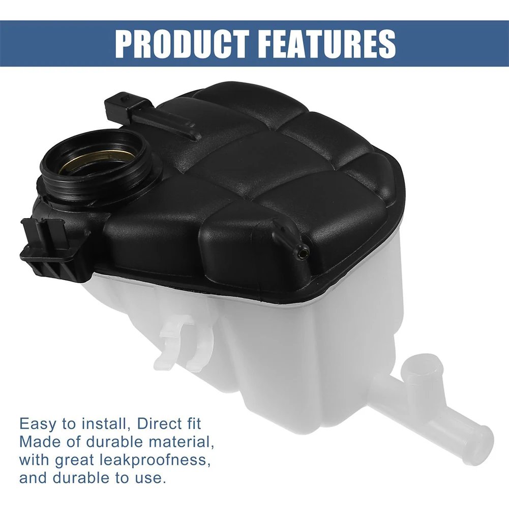 Plastic Radiator Coolant Expansion Tank for Mercedes for Benz W164 X164 Compatible with GL 320 CDI 4 matic 3 0L SUV