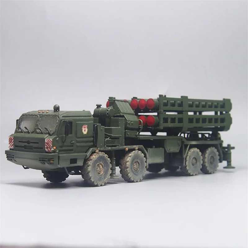 1:72 Scale S350 Warrior Air Defense Missile Finished Militarized Combat Vehicle Model Carrying The Missile Collecting Toy Gifts