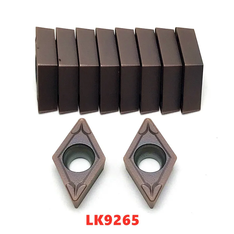DCMT11T304 DCMT11T308 VP15TF/UE6020 Inserto in metallo duro Utensile per tornitura interna Inserto per tornitura CNC di alta qualità Utensili per tornio da taglio