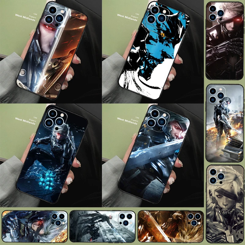 Metal Gear Rising Revengeance Case For iPhone 15 13 12 11 14 16 Pro Max XR XS X Plus 12 13 Mini Bumper Cover Capa