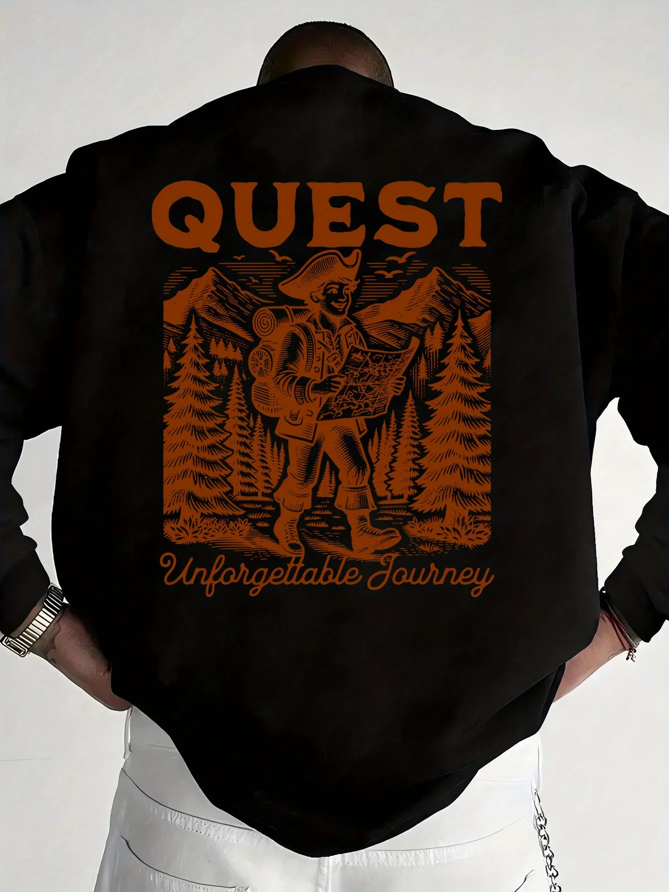 

Outdoor Graphic Printing Autumn and Winter Men's and Women's Sweatshirts Casual Loose Outdoor Street Sports Training Brand