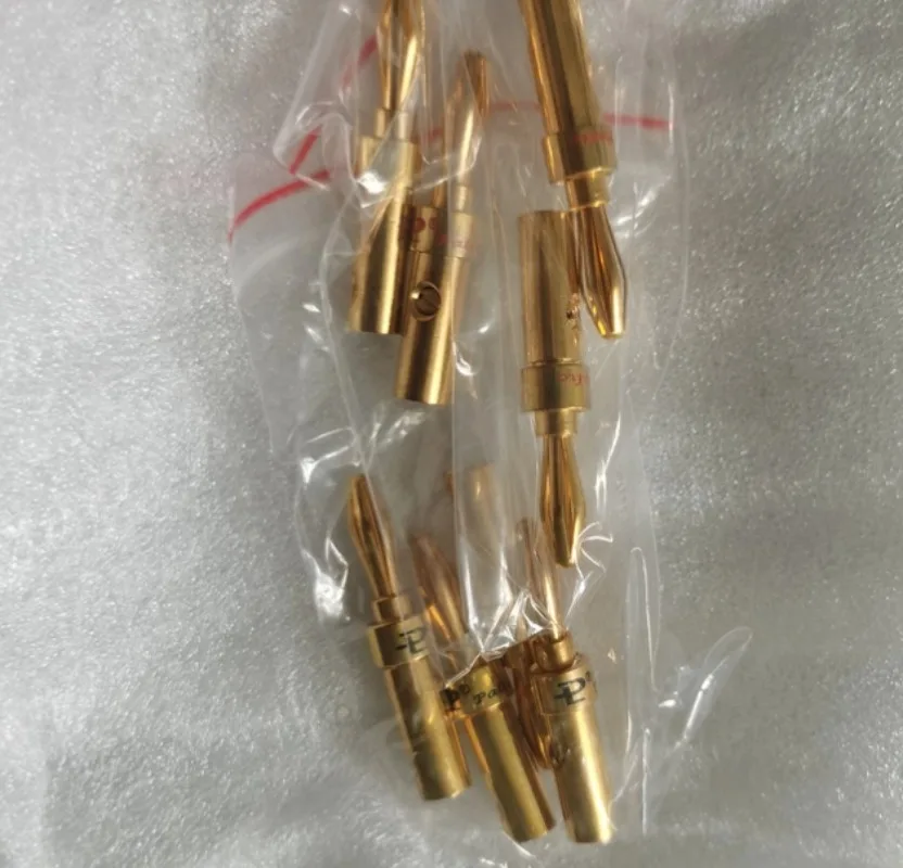 Suitable for pure copper gold-plated banana plug (PS-101) power amplifier terminal, banana head