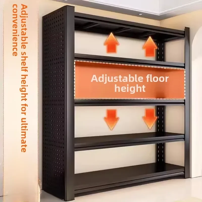 White 5 Tier Steel Storage Rack Freestanding Multi Functional Shelf for Home Balcony Warehouse Basement Organization