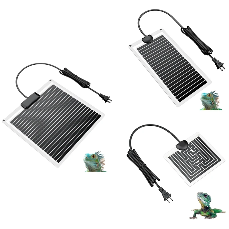 

Reptile Heating Pad Reptile Heating Pad Under Tank Safe Fast Heating Pad For Frogs Snakes Lizards Geckos US Plug