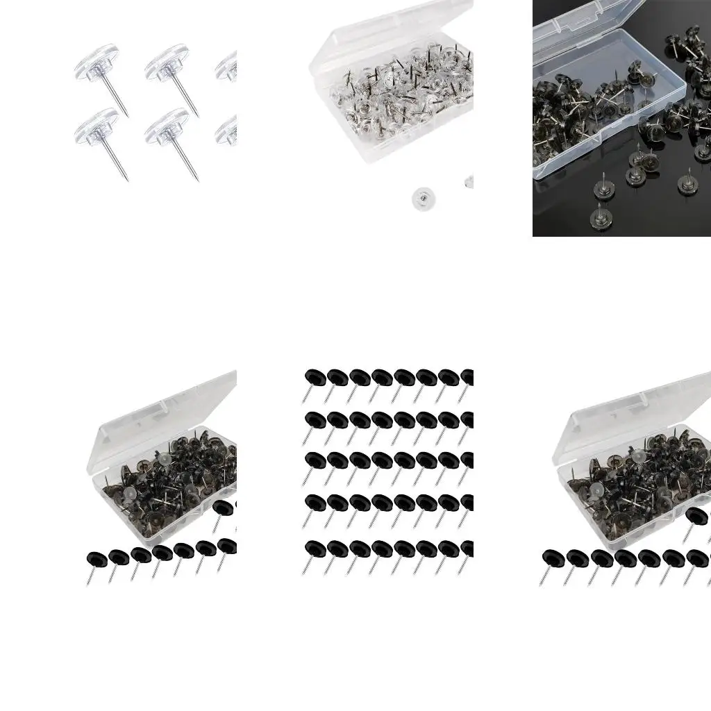 50/100Pcs Thumbtacks Wall Pin Thumb Tacks Map Tacks Thumb Nails